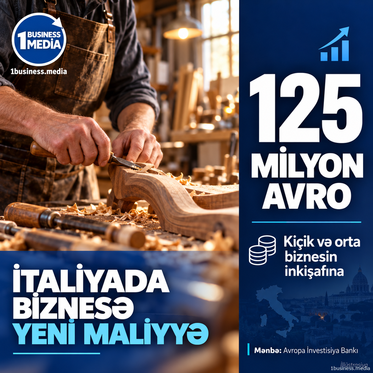 İtaliyada biznesə yeni maliyyə