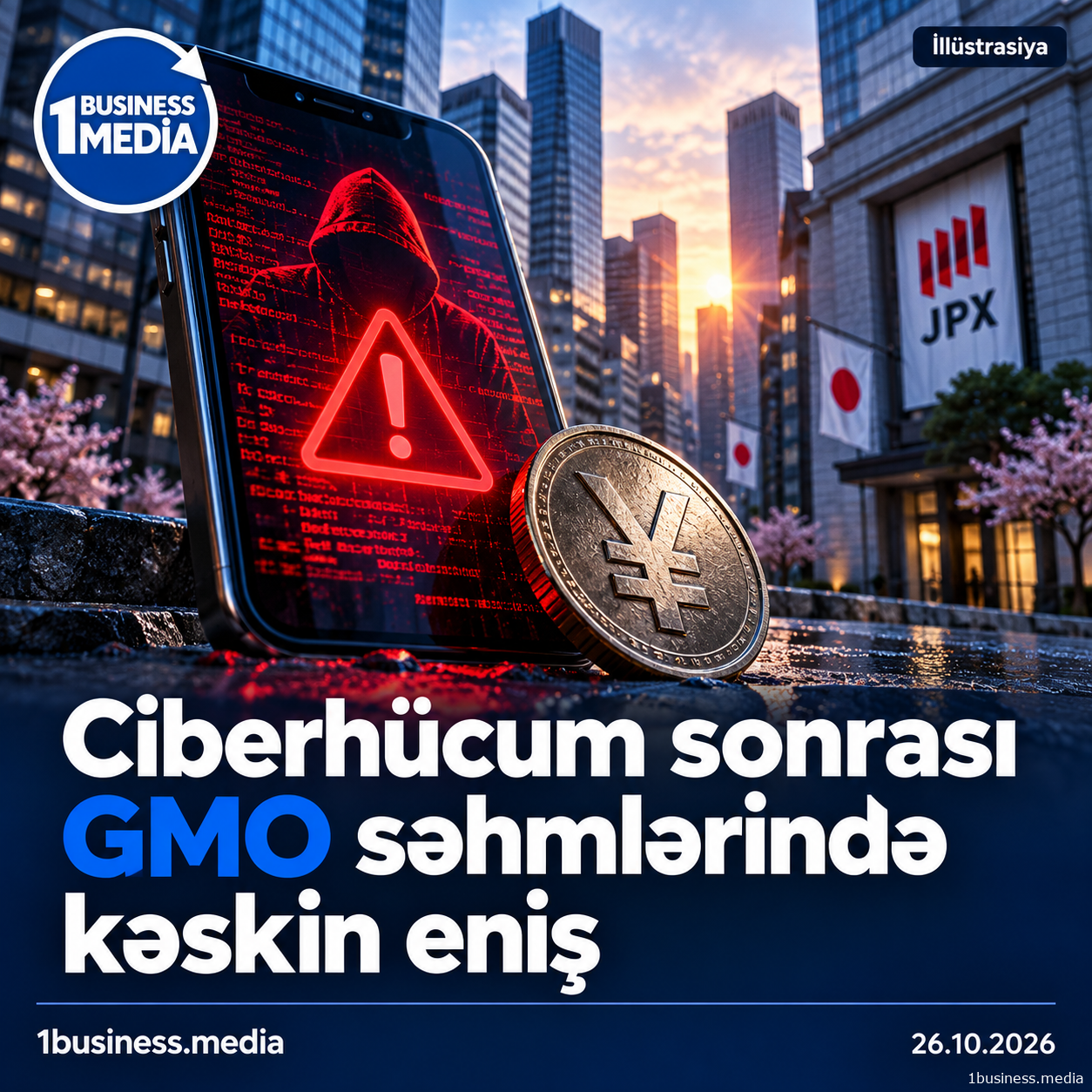 Ciberhücumdan sonra GMO səhmləri kəskin ucuzlaşıb