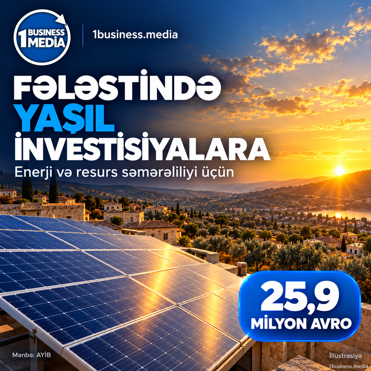 Fələstində yaşıl investisiyalara dəstək