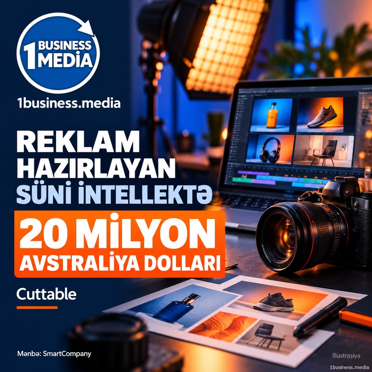 Şirkətin öz materiallarından reklam hazırlayan sistem
