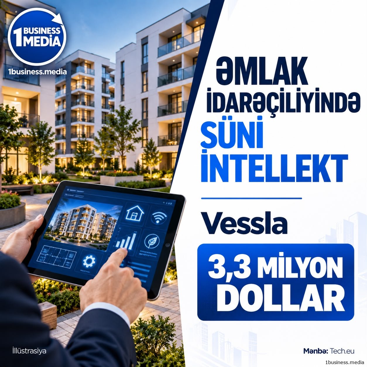 Əmlak idarəçiliyini avtomatlaşdıran platformaya 3,3 milyon dollar