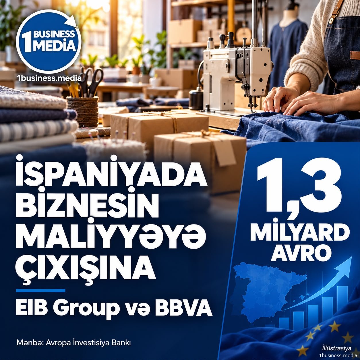 İspaniya biznesləri üçün 1,3 milyard avroluq kredit imkanı