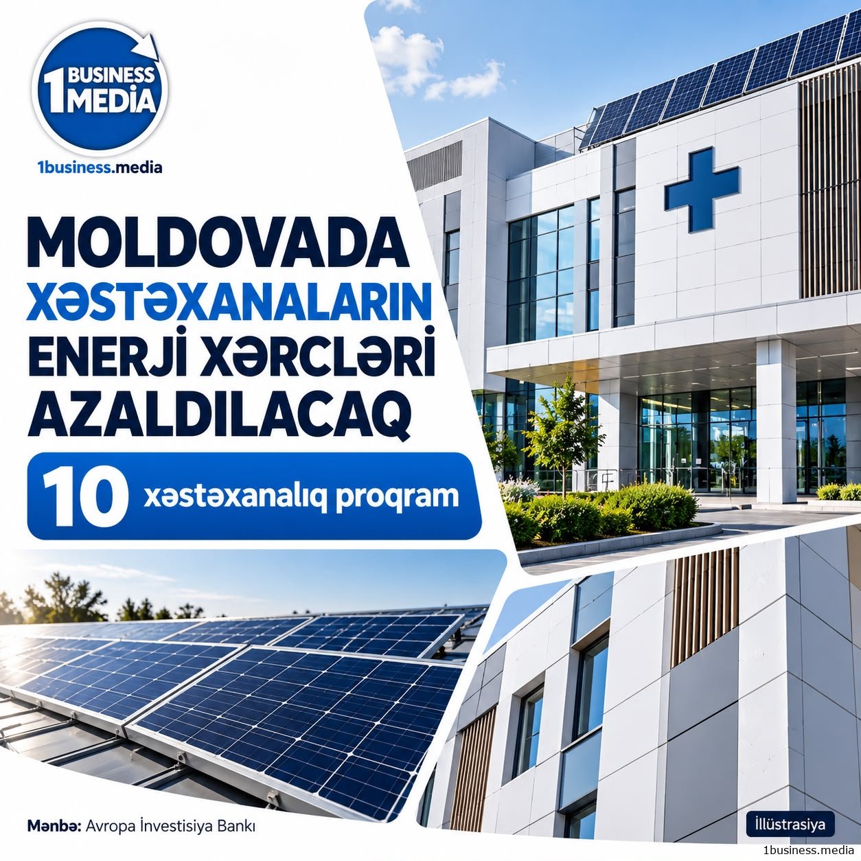 Moldovada xəstəxanaların enerji xərclərinin azaldılmasına investisiya