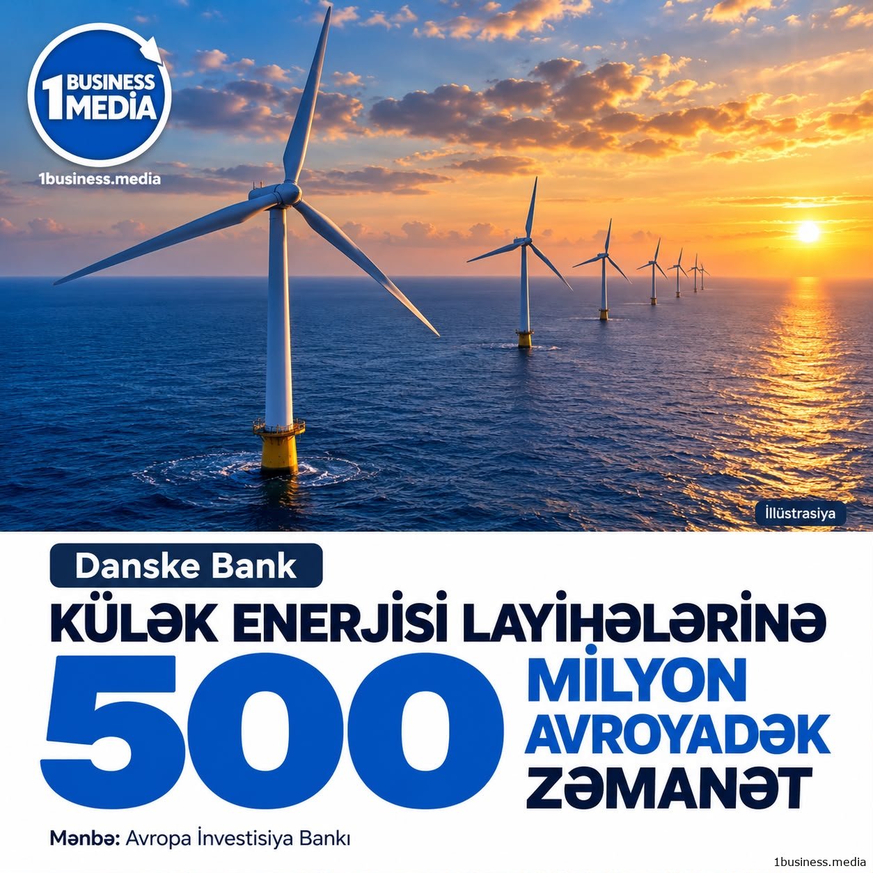 Külək enerjisi layihələrinə 500 milyon avroyadək zəmanət